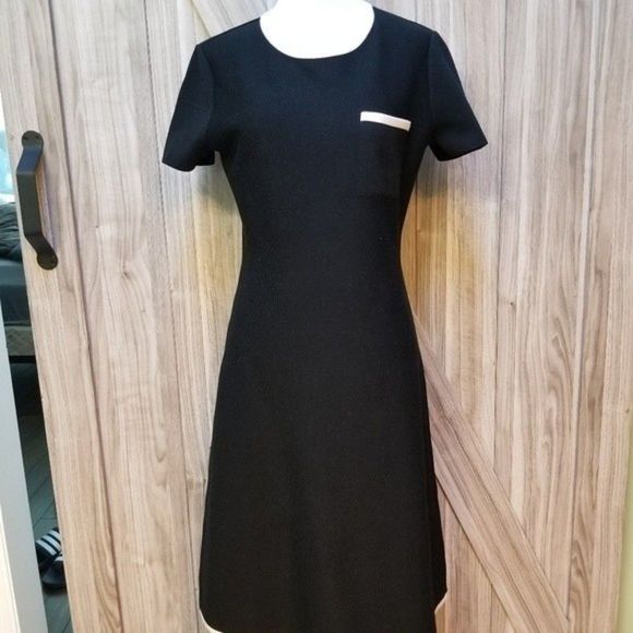 Salvatore Ferragamo Maximilian Davis Midi Noir Dress - Picture 11 of 16